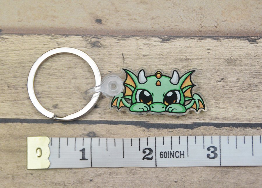 Dragon Peek Keychain product image (3)
