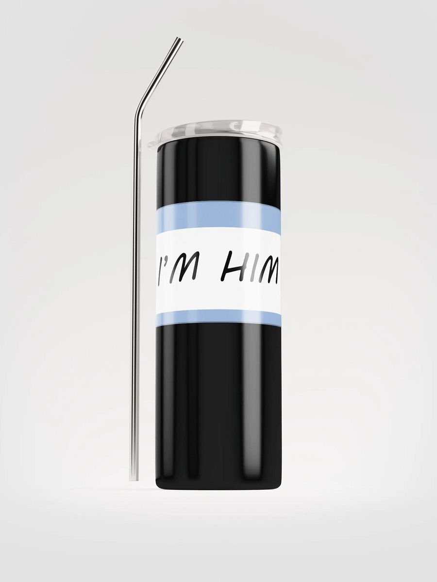 Im Him Blue Name Logo Tall Cup product image (1)