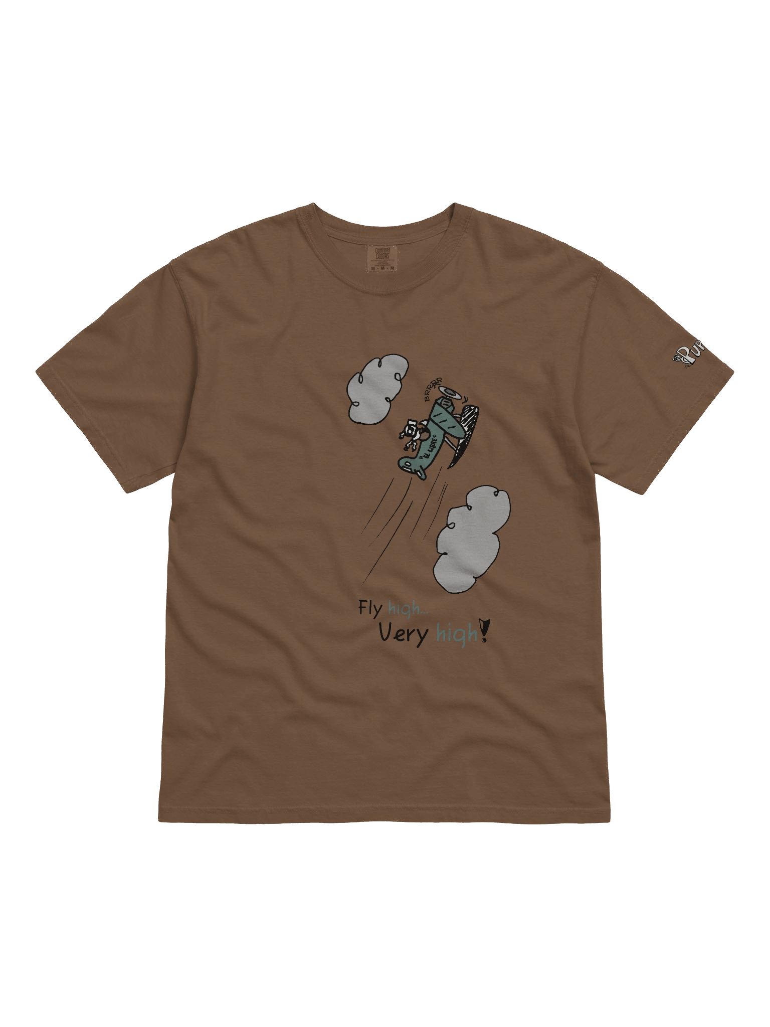 'Fly High' Pupsies! Heavyweight T-Shirt product image (1)
