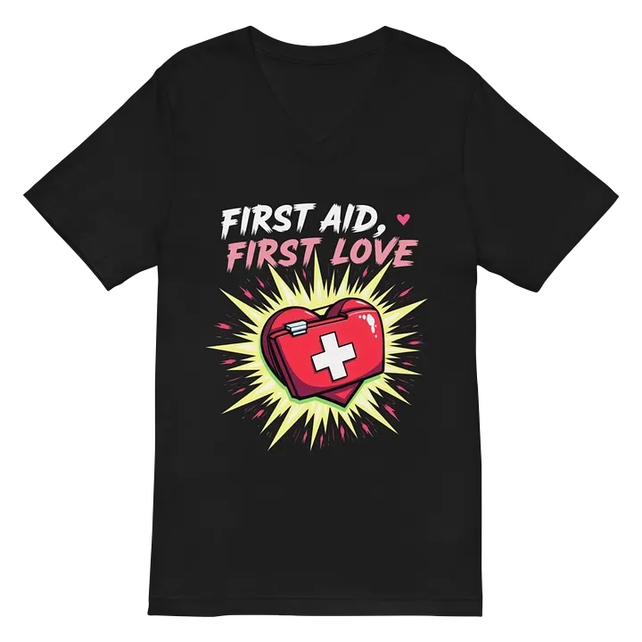 Love First Aid Heart Kit V-Neck Tee product image (2)