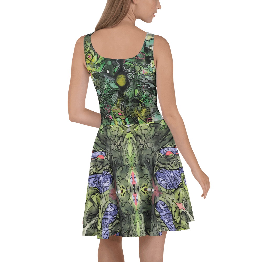 Vibrant Visions Skater Dress product image (4)