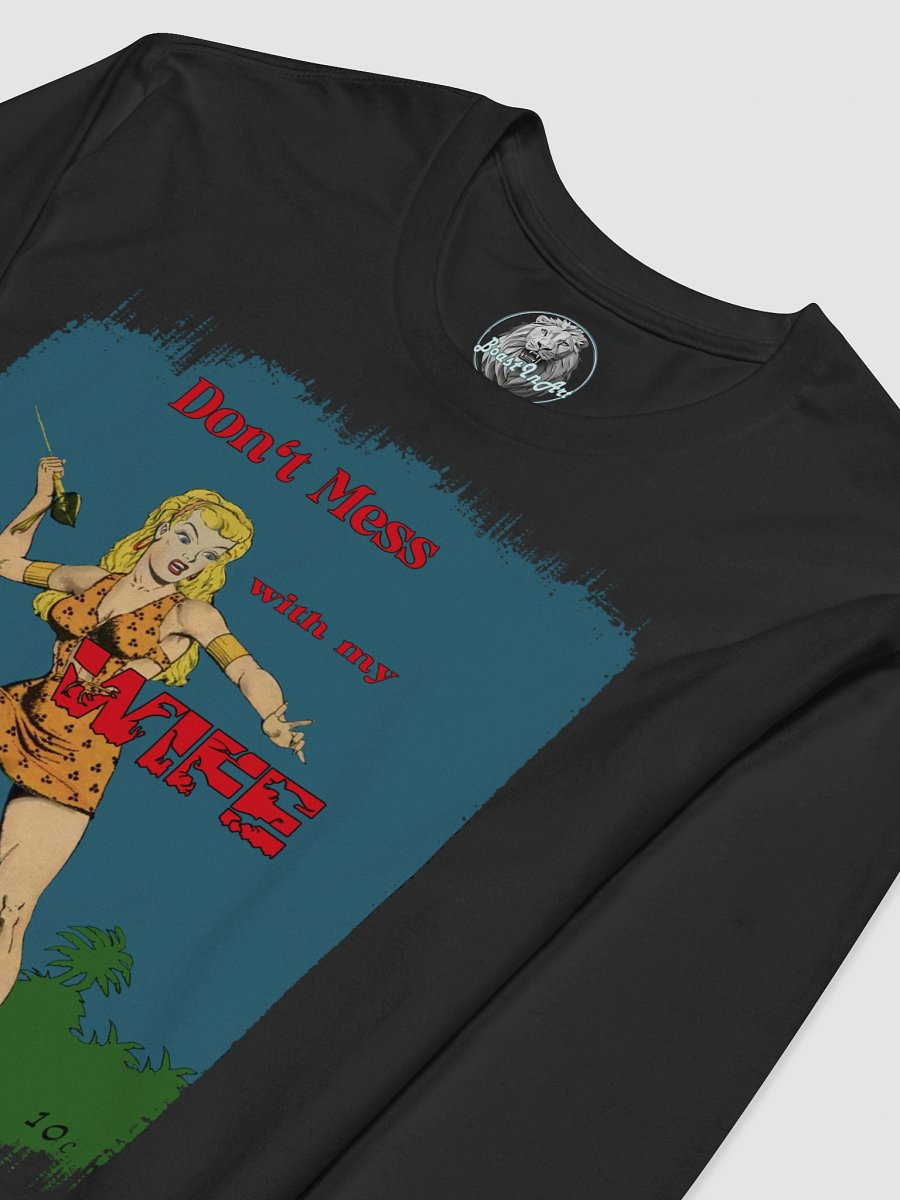 Don't Mess with My Wife Shirt 🦸‍♂️ | Funny Comic Book Husband Tee | Bold Graphic Men's T-Shirt | Protective Spouse Gift Idea | Hero Style product image (3)