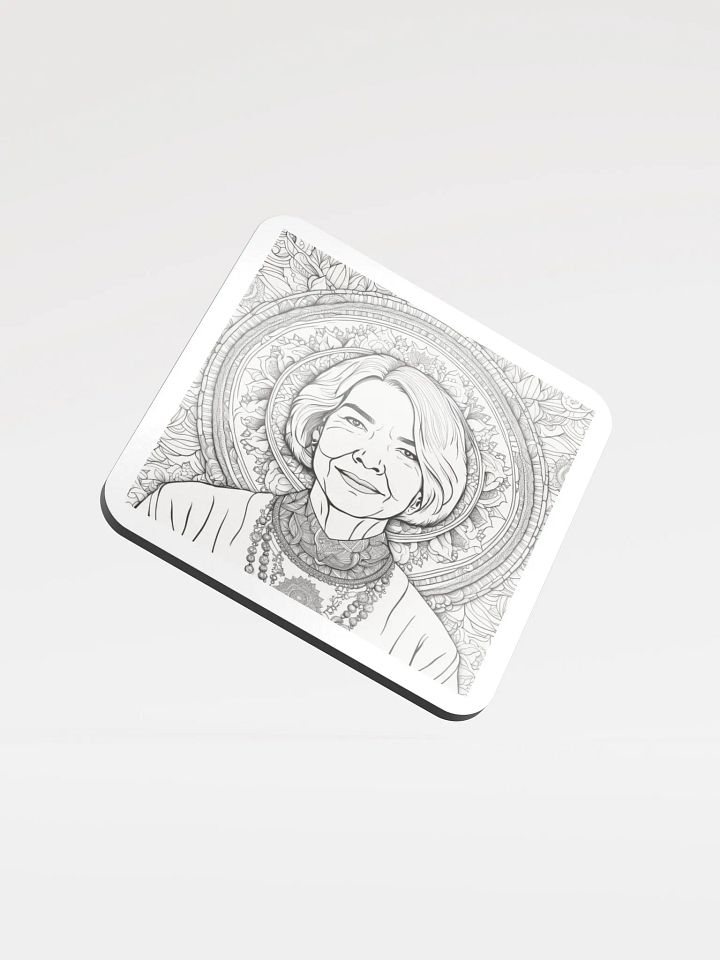 Mandala Muse Glossed Cork Coaster product image (1)