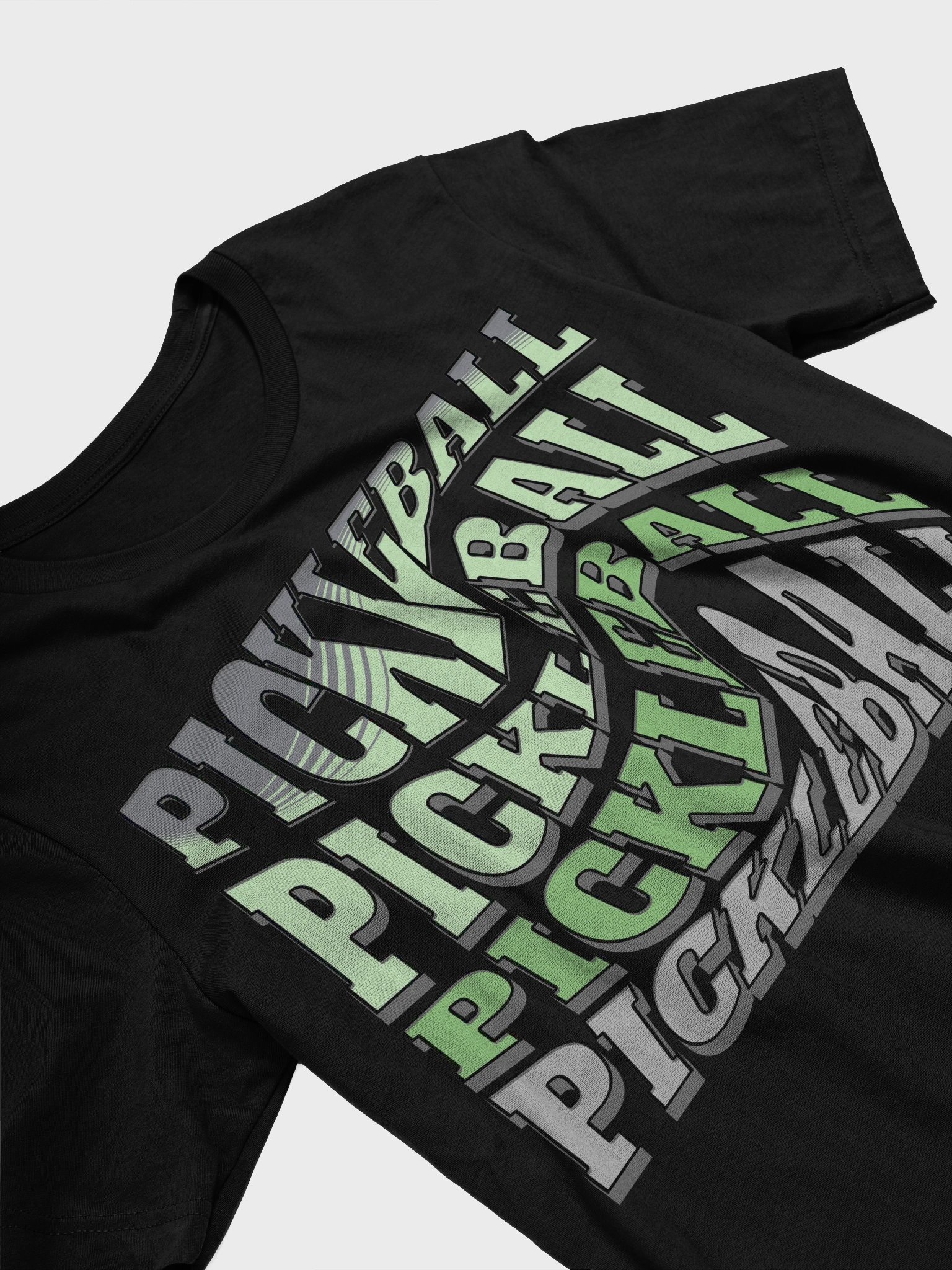 Swirl Pickleball Wave Distortion T-Shirt product image (2)