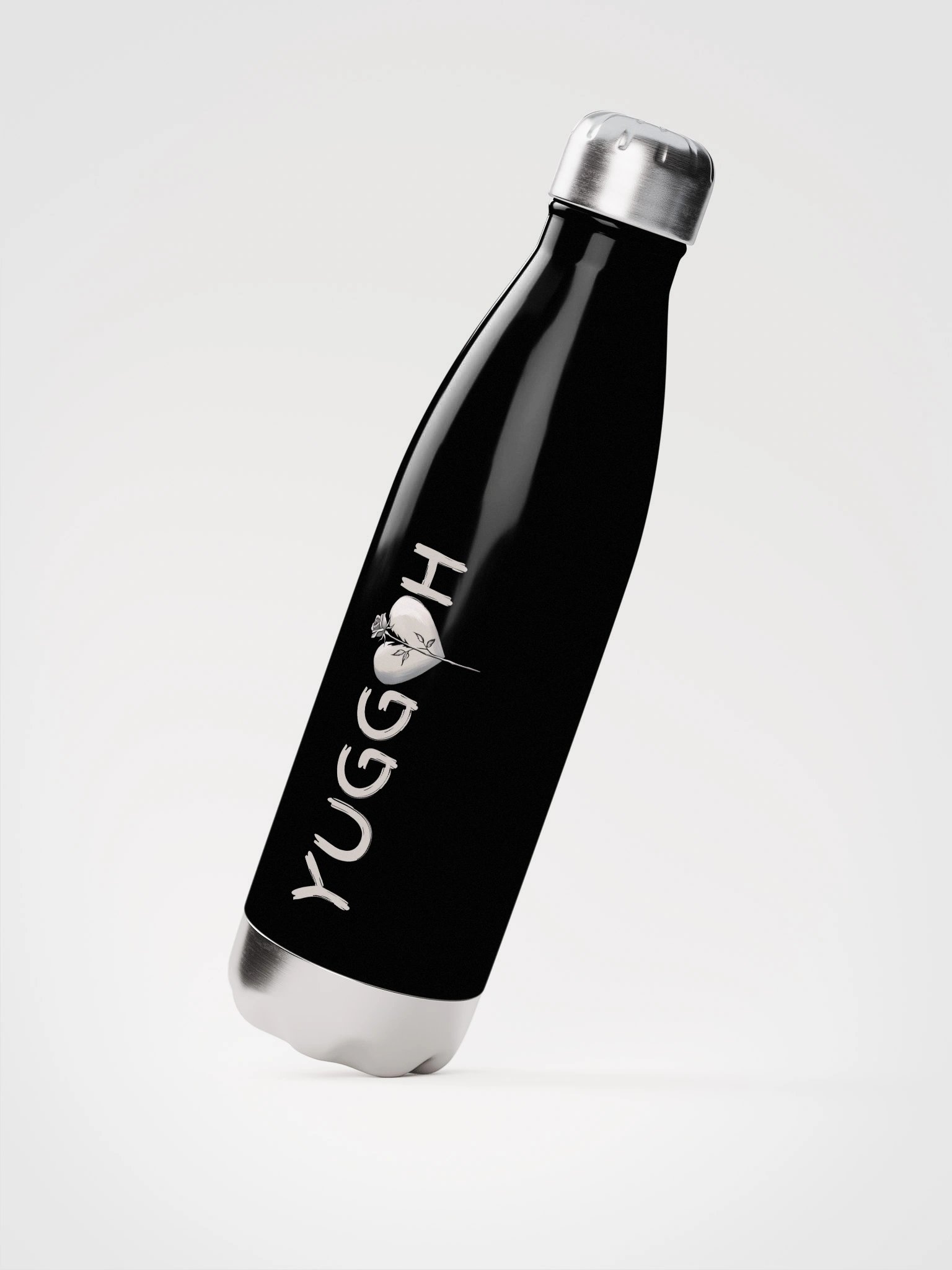 Monochrome Love Stainless Steel Bottle product image (2)