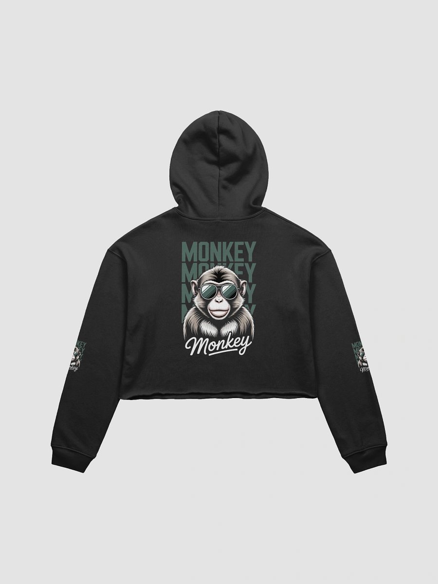 Cool Monkey Vibes Crop Hoodie product image (5)