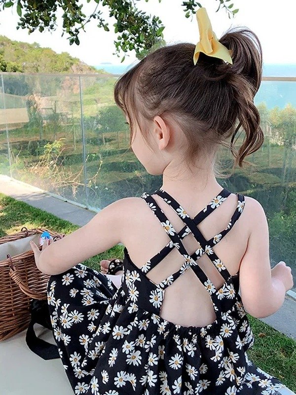 Midnight Daisy Crossback Dress product image (2)