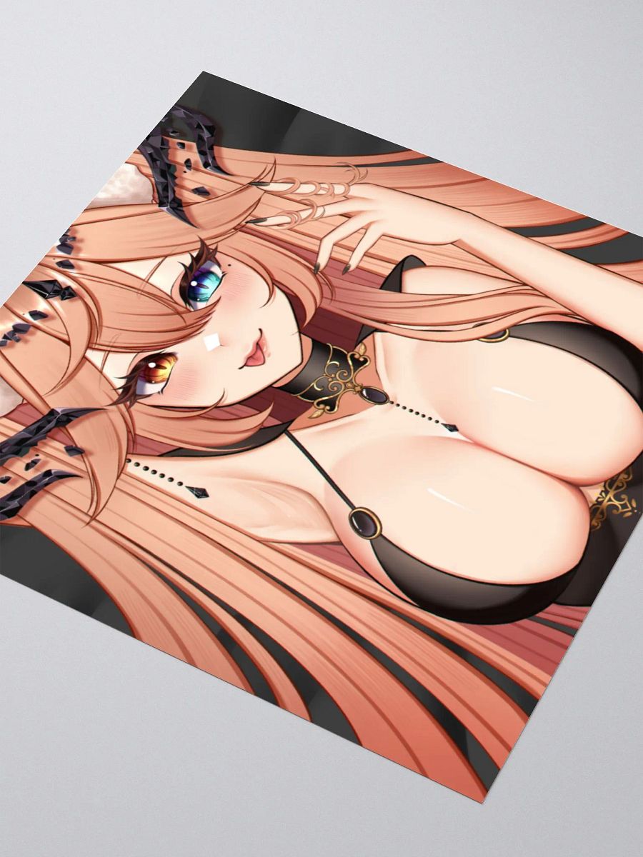 Dark Peach Poster (Booba Mousepad design) Sticker product image (9)
