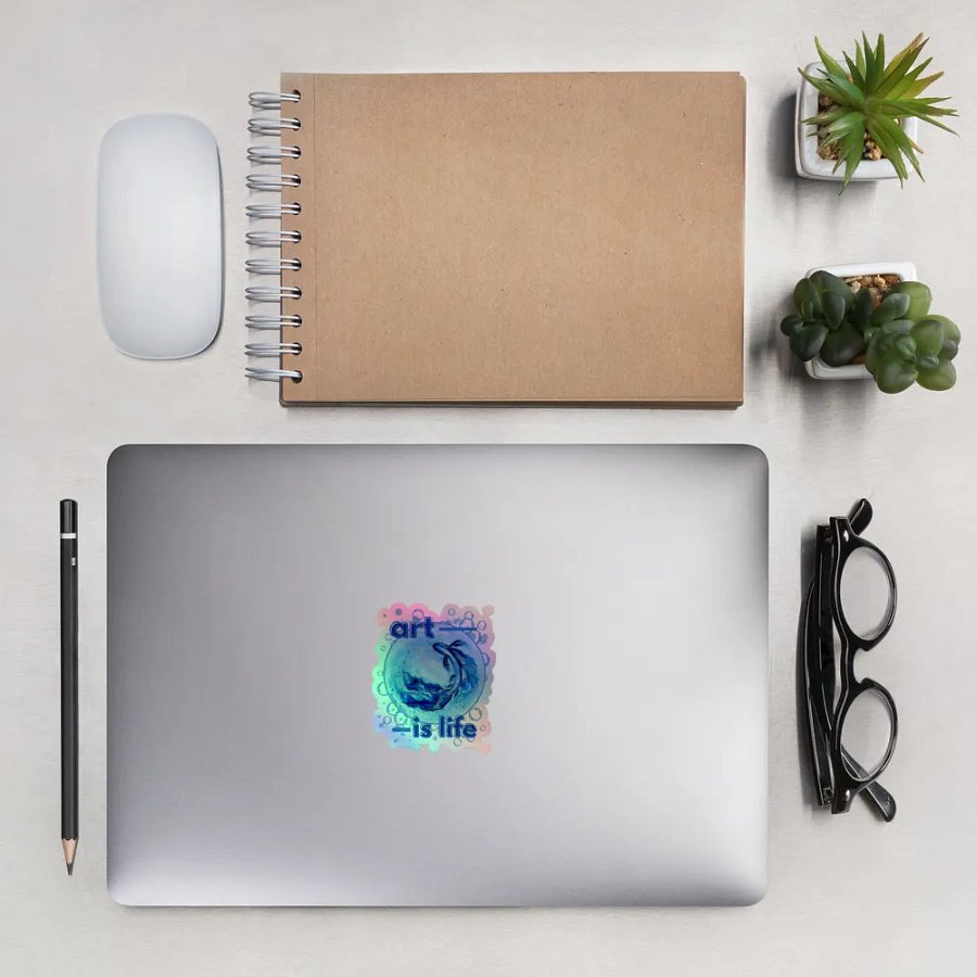 Aquatic Artistry Holographic Sticker Sheet product image (11)