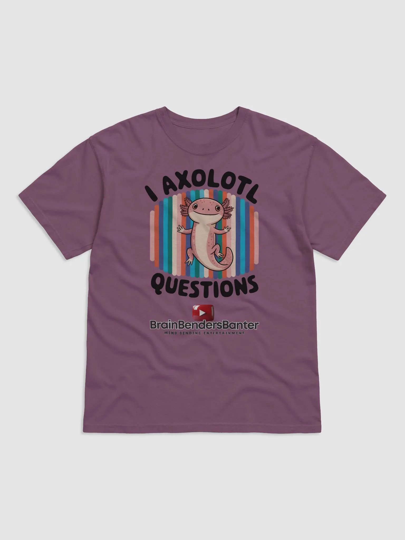 Axolotl Brain Teaser T-Shirt product image (1)