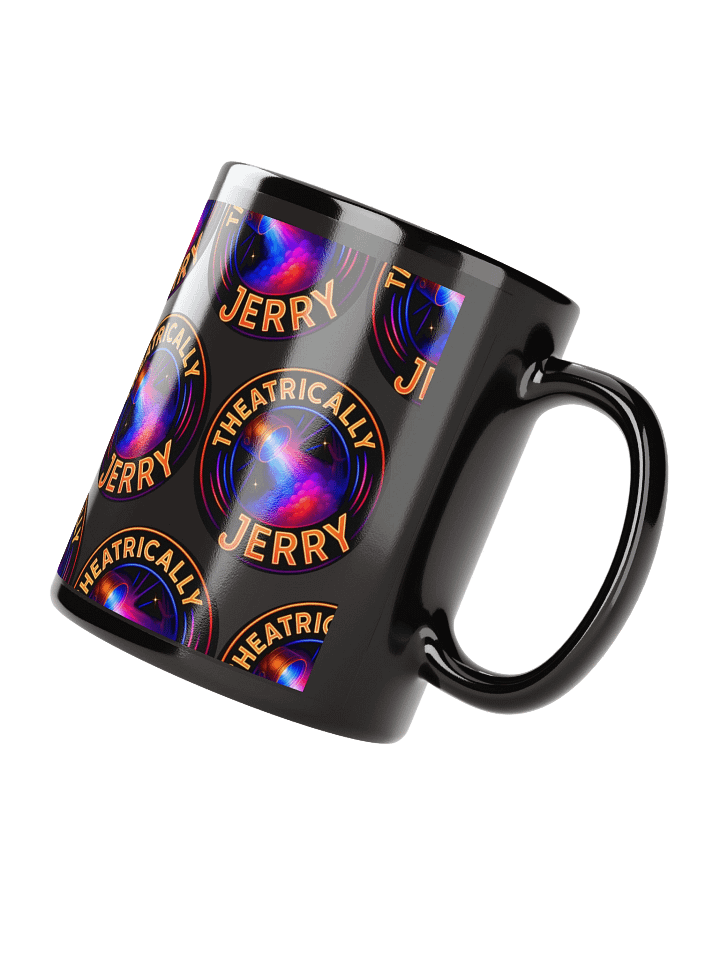 Limited Edition Theatrically Jerry Obsidian Black Coffee Mug product image (4)