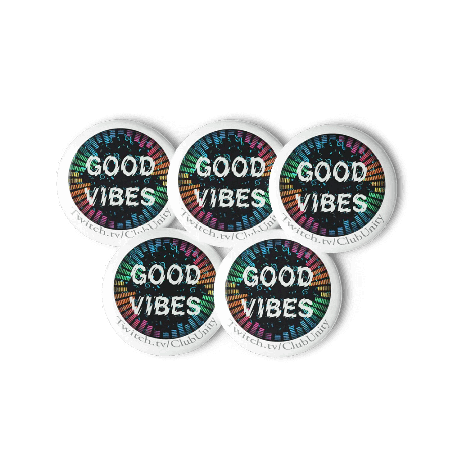 GOOD VIBES - Pin Buttons product image (6)