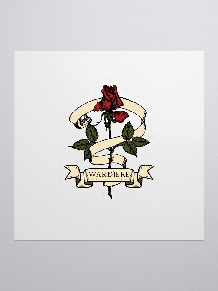 Vintage Rose Wardiere Kiss Cut Stickers product image (1)