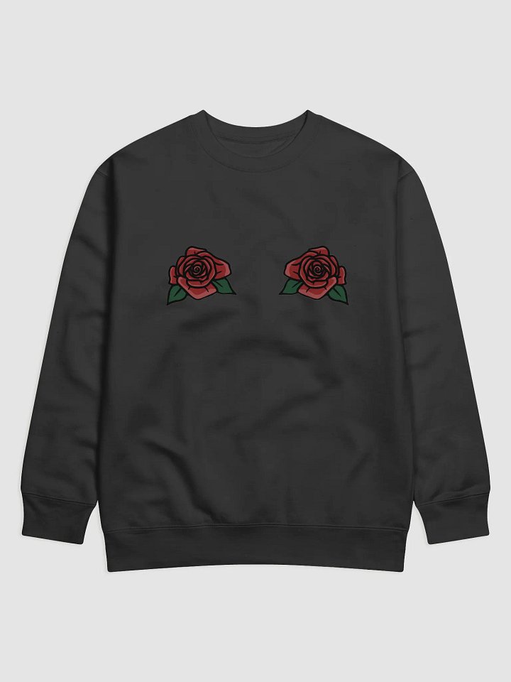Rose Tits For Lil Tittys Unisex Crew Neck Sweatshirt product image (1)