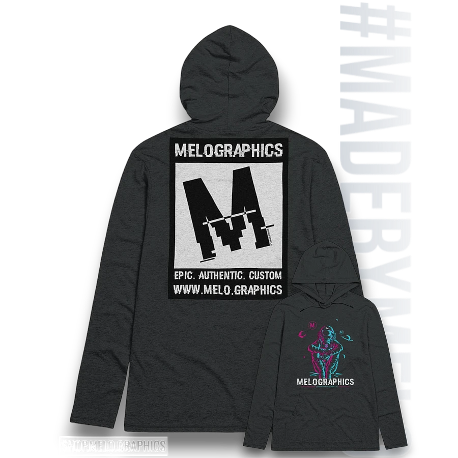 #MeloCrew Vibes: Duotone - Premium Lightweight Hoodie | #MadeByMELO product image (1)