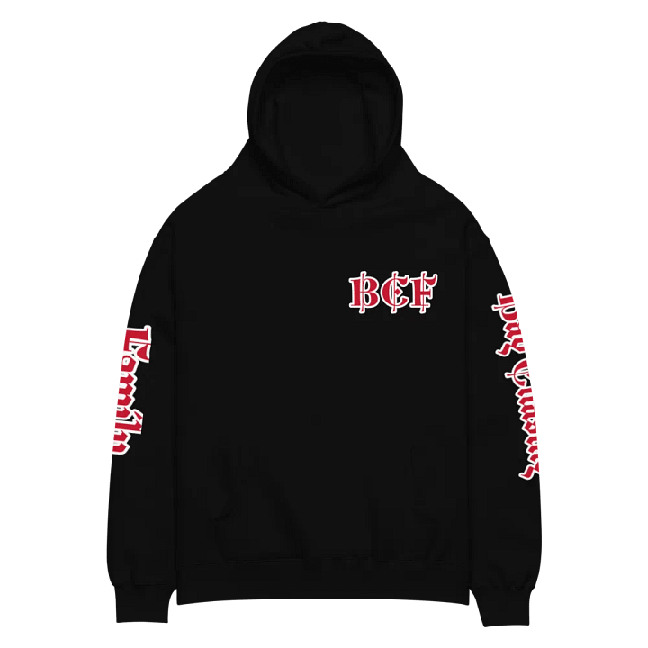 BCF Ornate Red Letters Unisex Hoodie product image (2)
