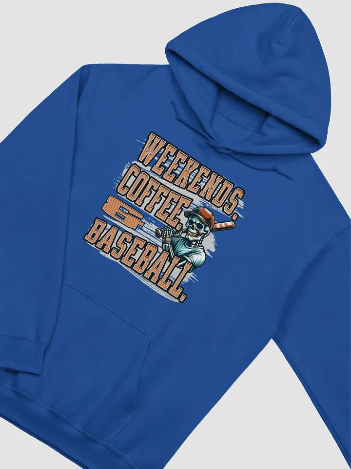 Weekends Coffee And Baseball Skeleton Swing Classic Hoodie product image (18)