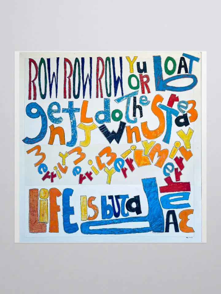 Row Row Row Your Boat Stickers product image (1)