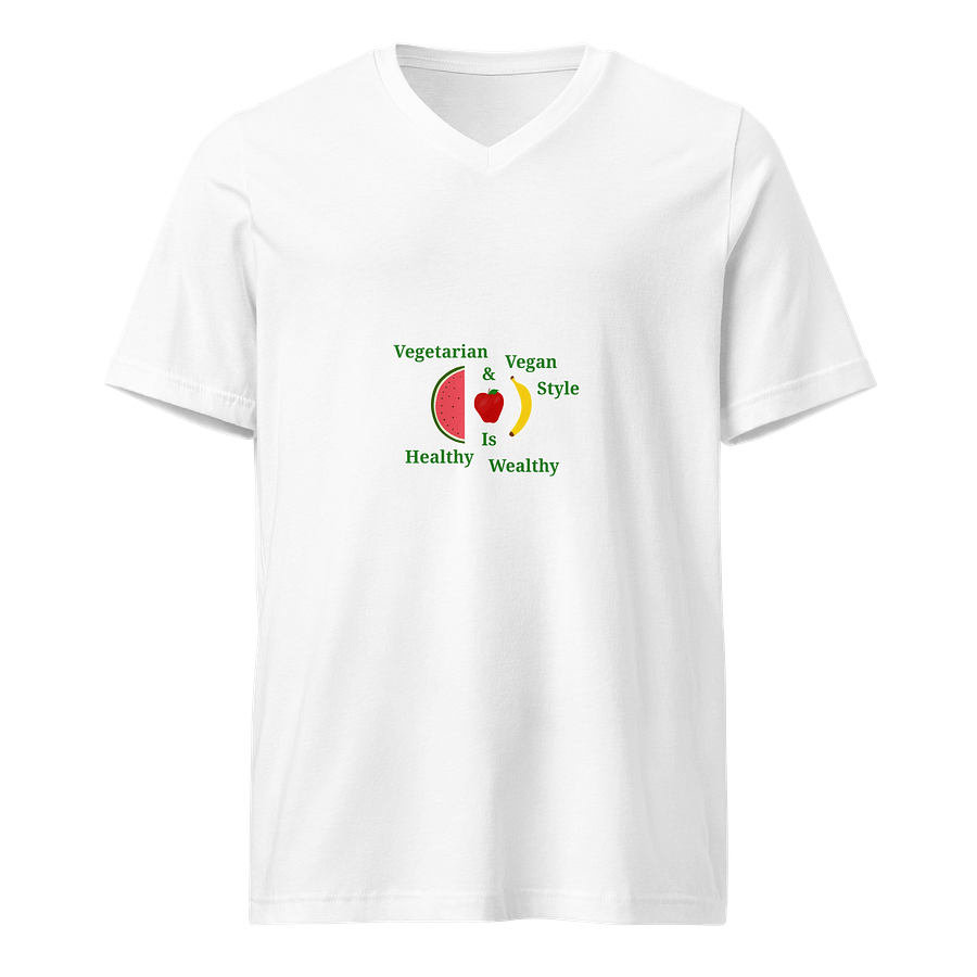 Fruity Vegan Vibes V-Neck Tee product image (1)