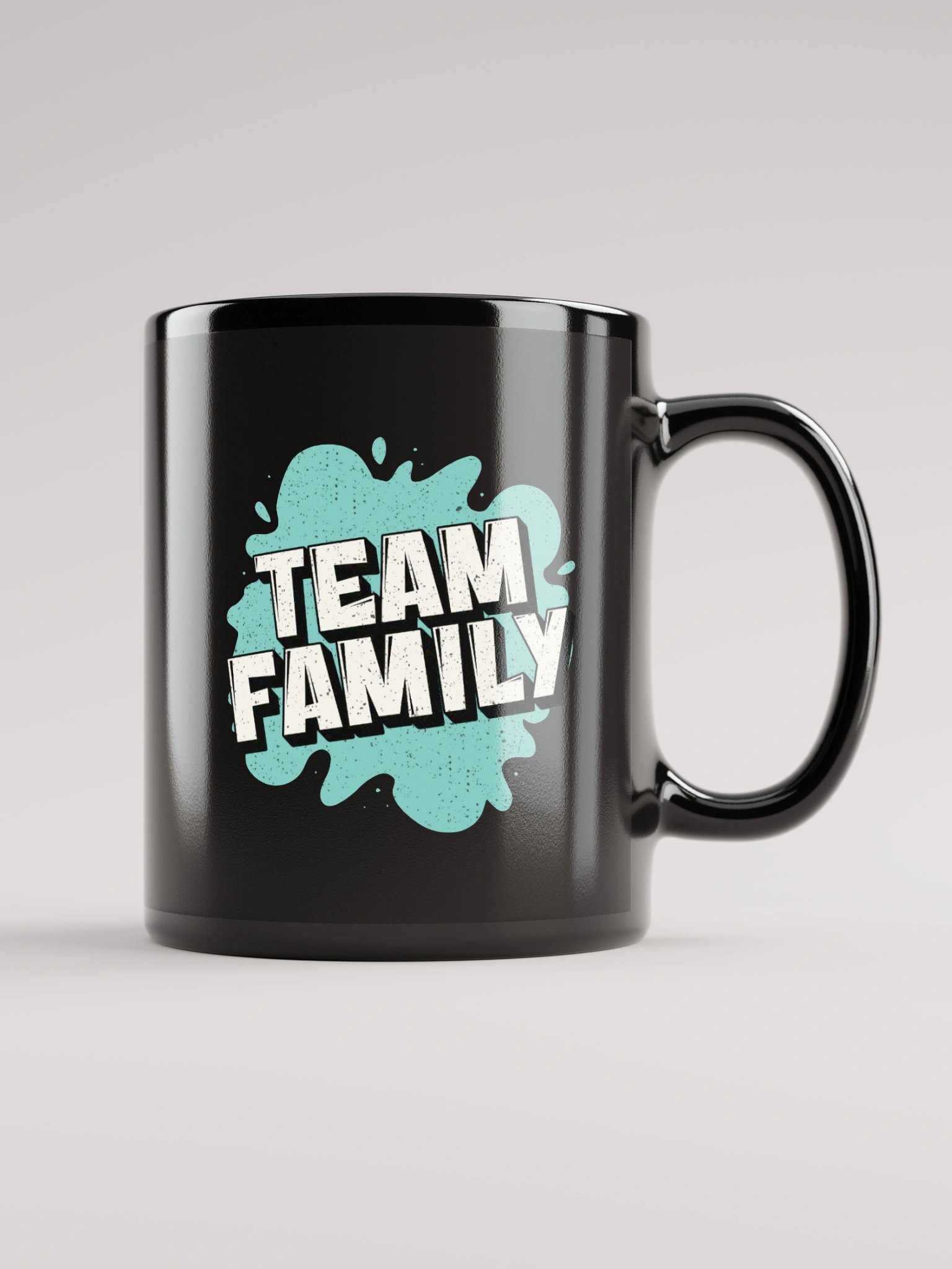 Team Family Black Mug product image (1)