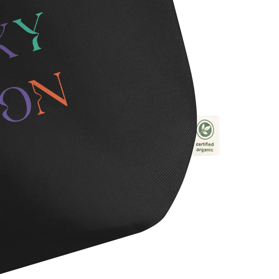 Spooky Season Sombrero Ghost Colorful Organic Cotton Tote product image (4)