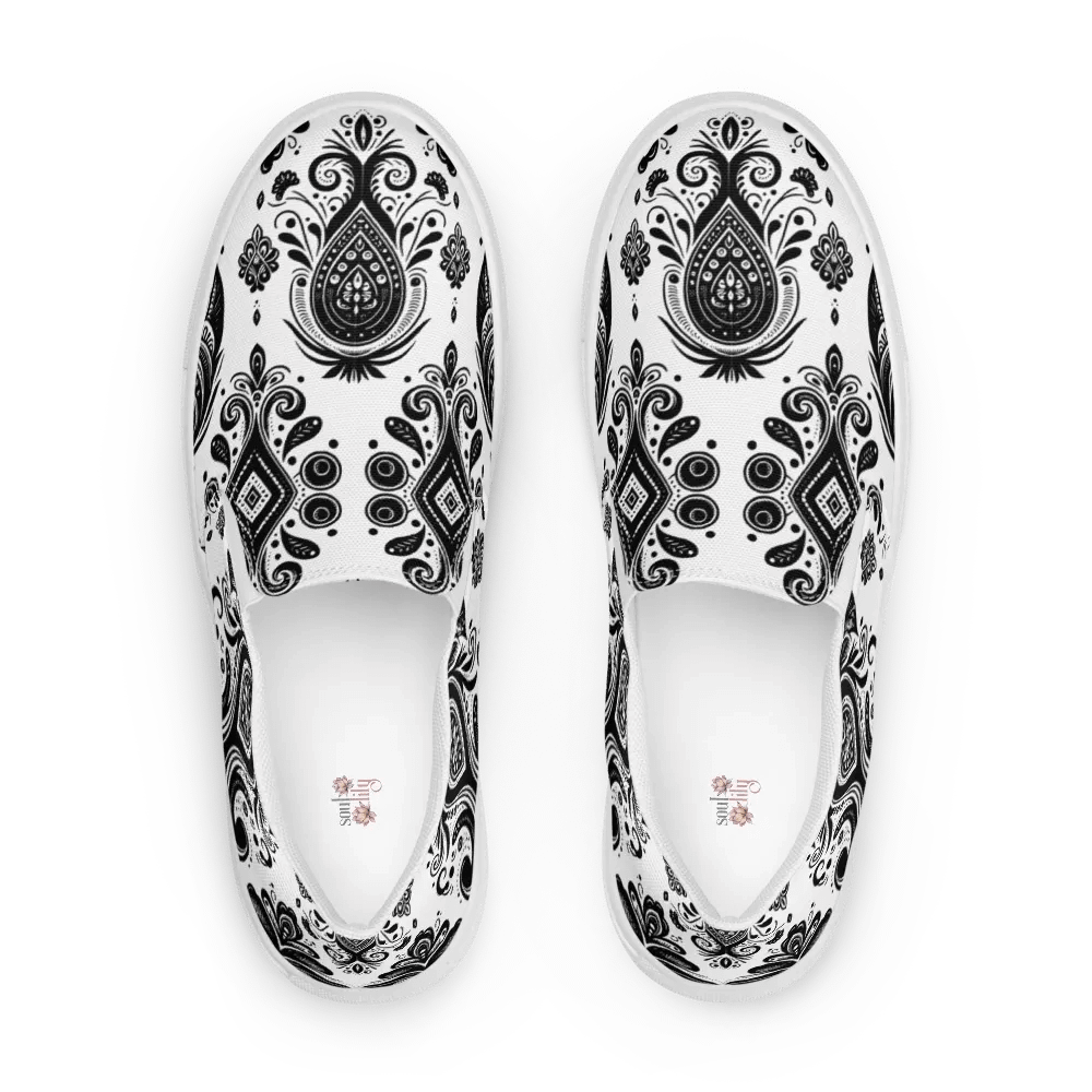 Paisley Power: Chic Slip-On Canvas Shoes product image (4)