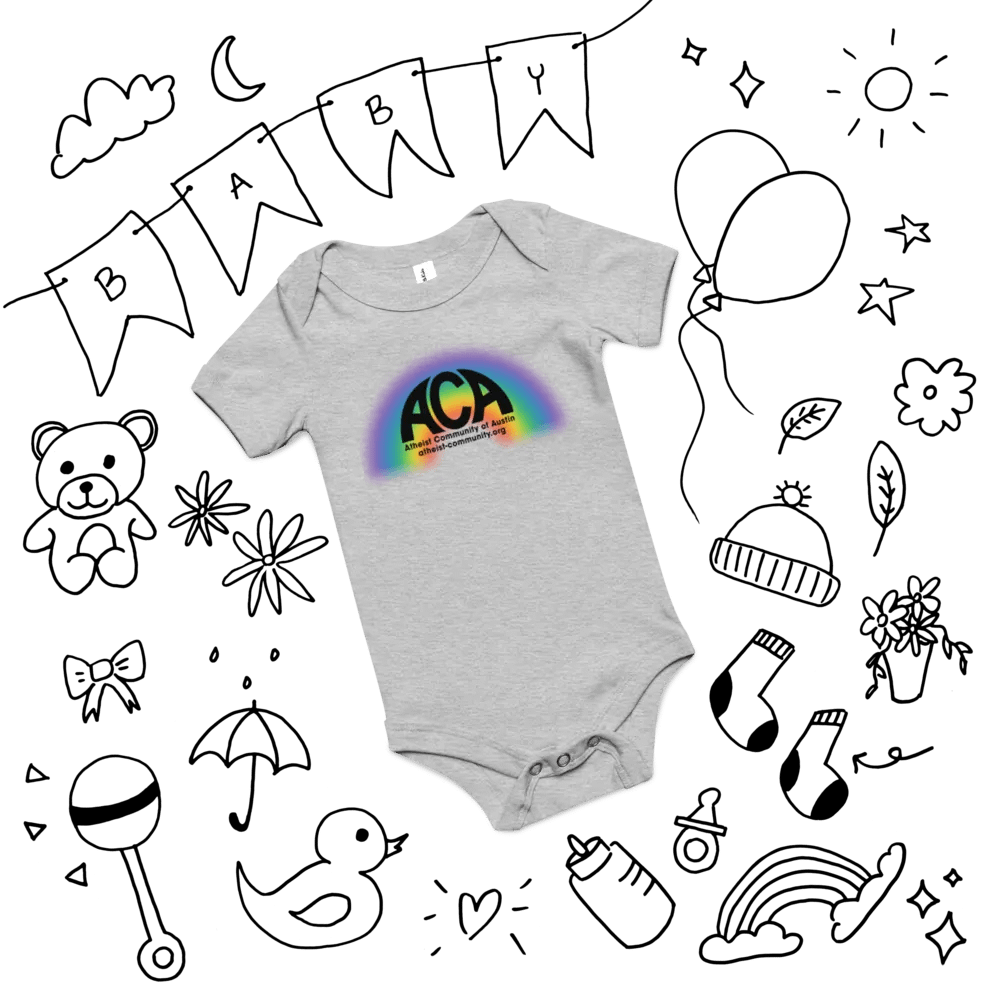 The Atheist Community of Austin Rainbow Onesie product image (27)