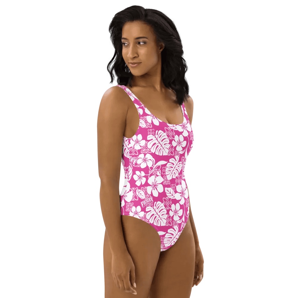 Fuckery Offroad Ladies Hawaiian Swinsuit - Pink product image (8)