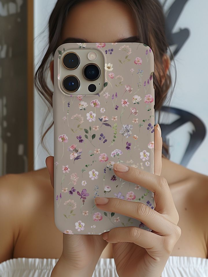 Whimsical Floral Delight iPhone® Tough Case product image (2)