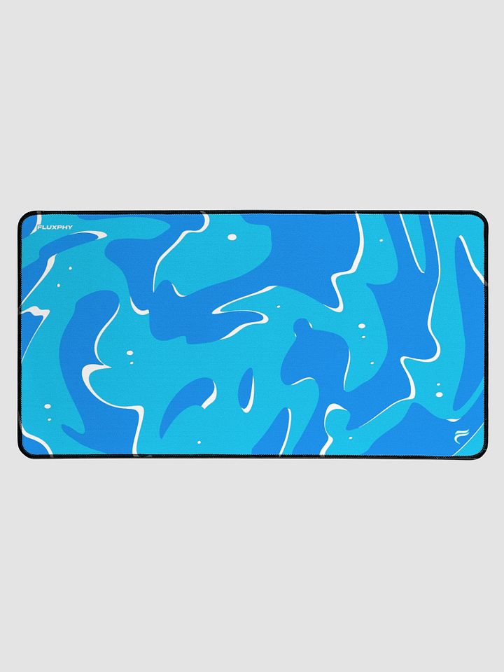 Cyan Swirl Mousepad by Fluxphy product image (1)