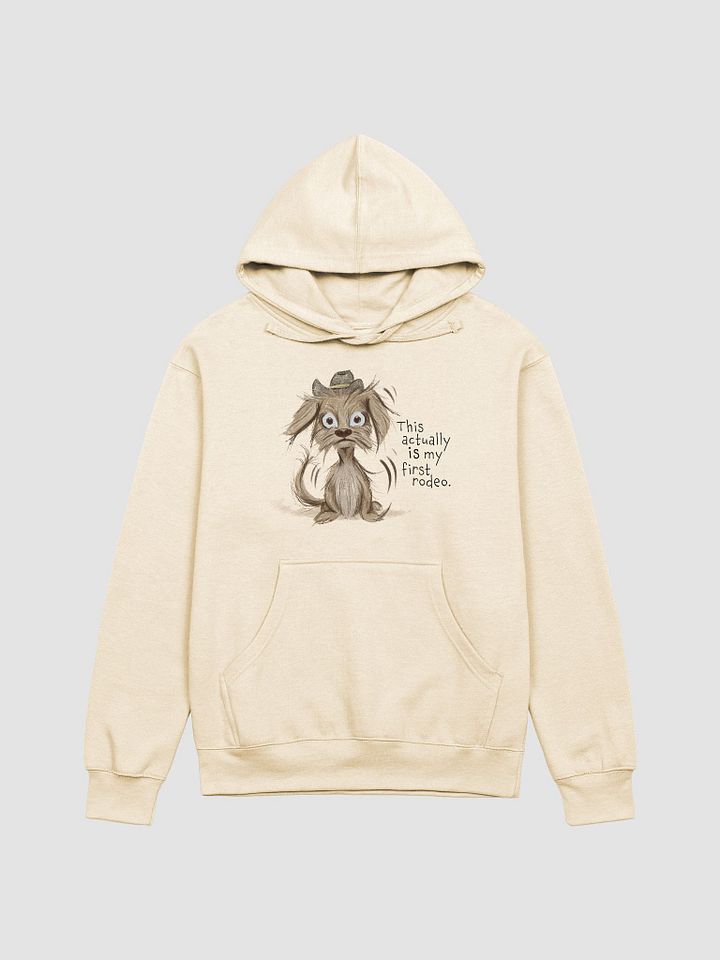 Anxious Pup Hoodie Bone Color product image (1)