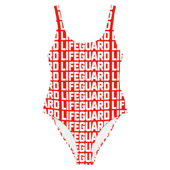 Classic Lifeguard Red and White All-Over Print product image (2)
