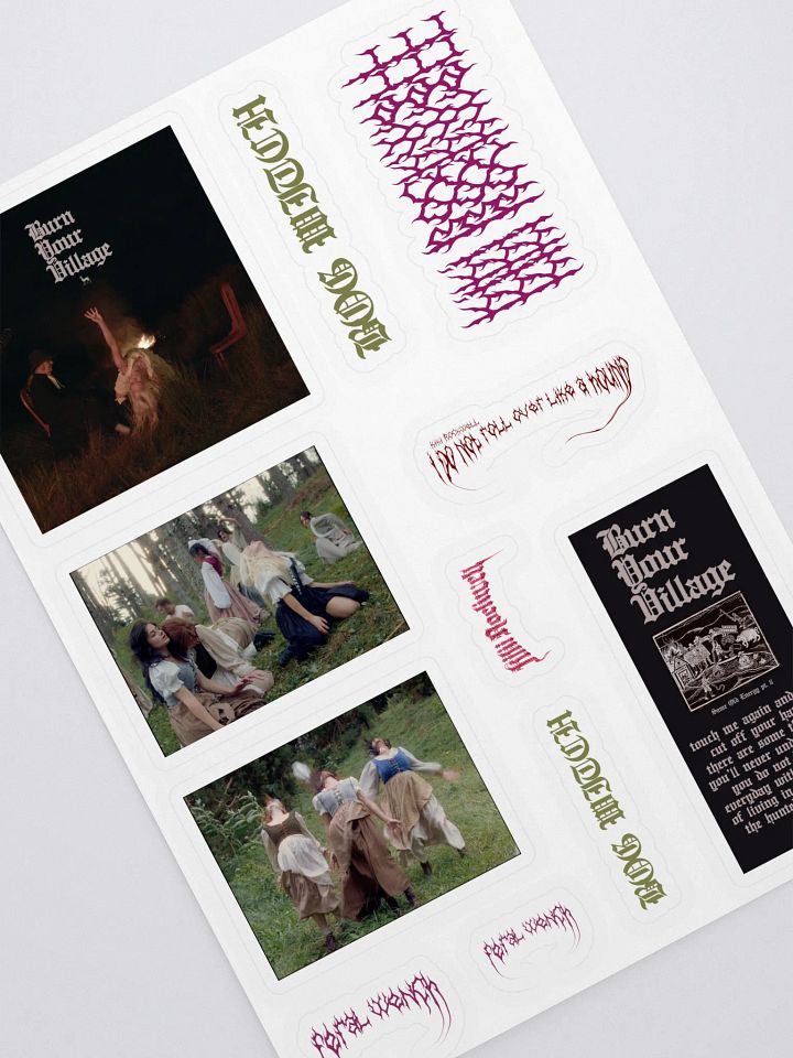'Burn Your Village' Sticker Pack product image (2)