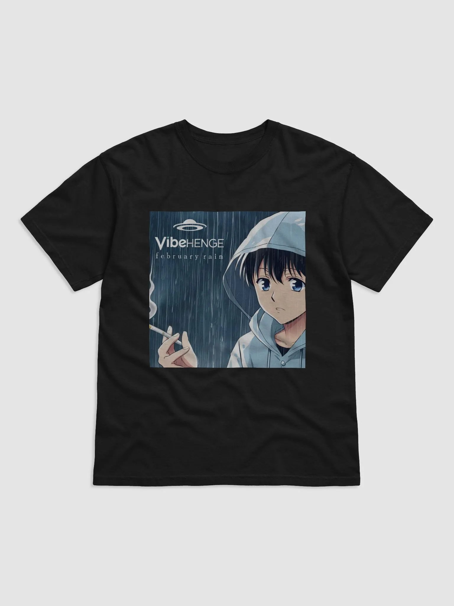 f e b r u a r y r a i n Comfort Colors Heavyweight T-Shirt by Vibehenge product image (1)