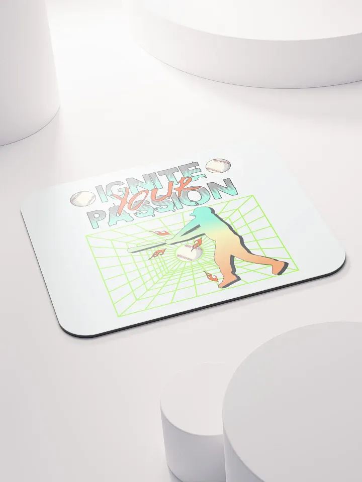 Ignite Your Passion Baseball Mouse Pad product image (1)