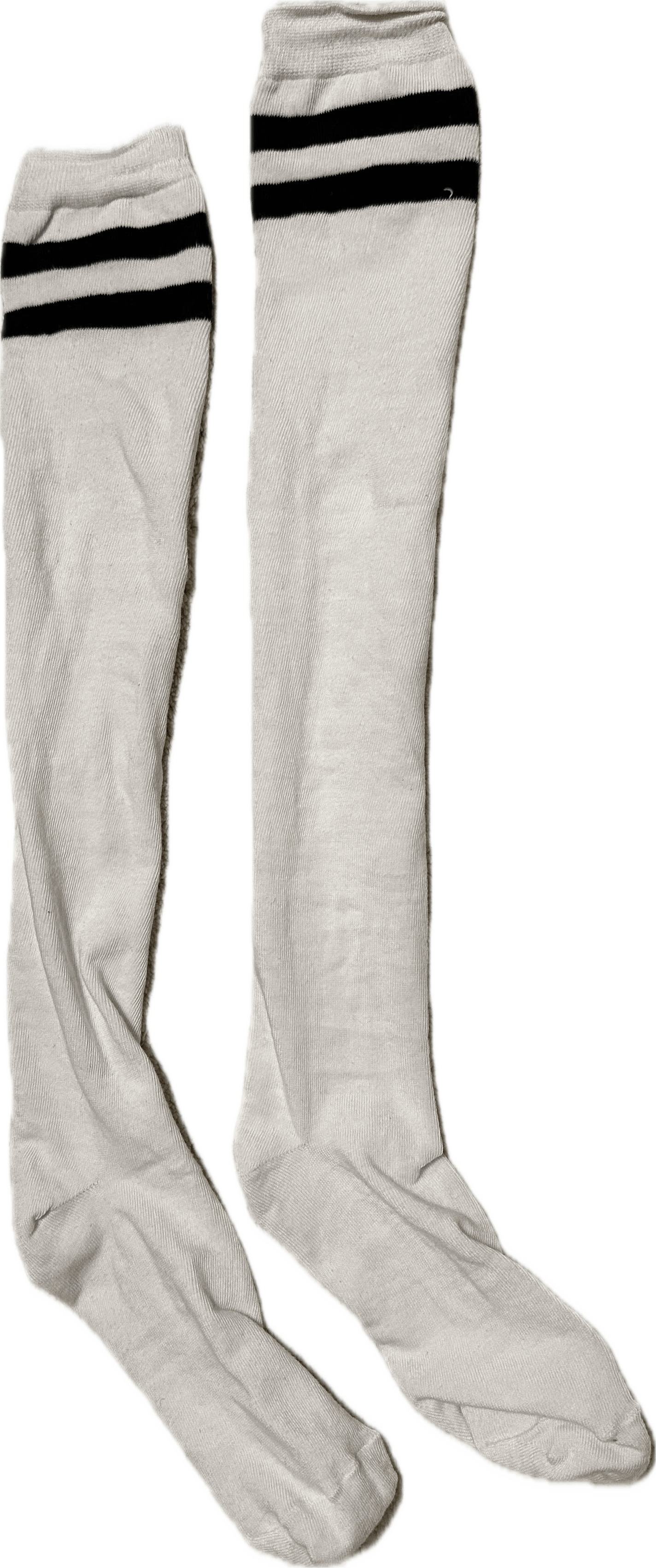 White thigh high socks product image (1)