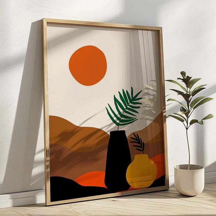 BOHO Scenery Bohemian Art Print product image (1)