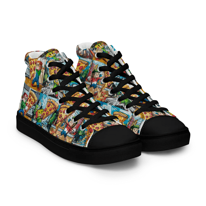 Pizza Modern Art High Top Male product image (1)