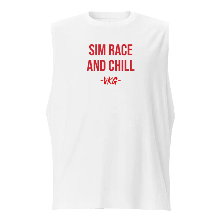 SIM RACE AND CHILL VKG Cut-Off Shirt product image (1)