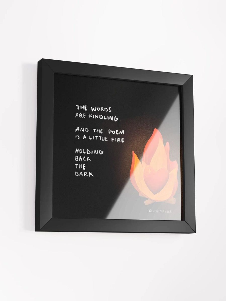 Holding Back The Dark Framed Art Print product image (3)
