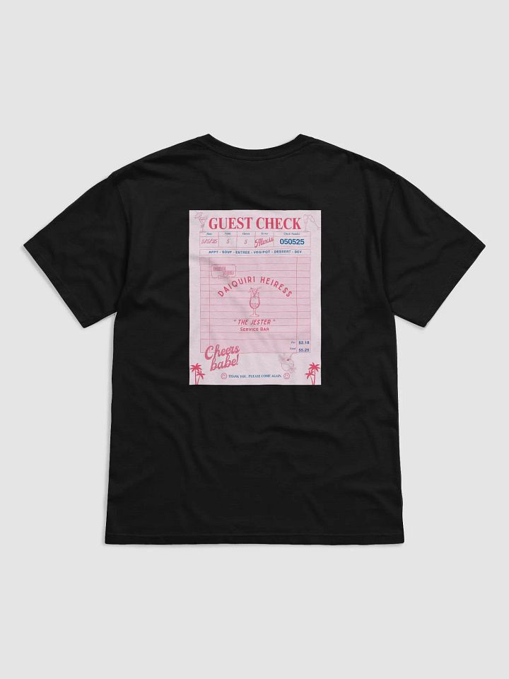 CHECK PLEASE! DAIQUIRI TEE - BLACK product image (1)