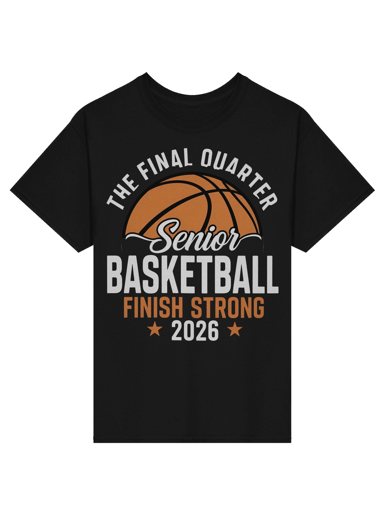 Senior Finish Strong Basketball 2026 Tee product image (3)