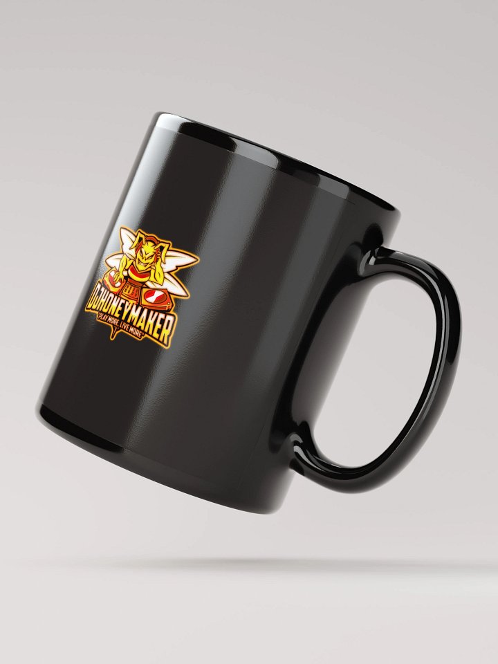 Heat Logo Black Glossy Mug product image (4)
