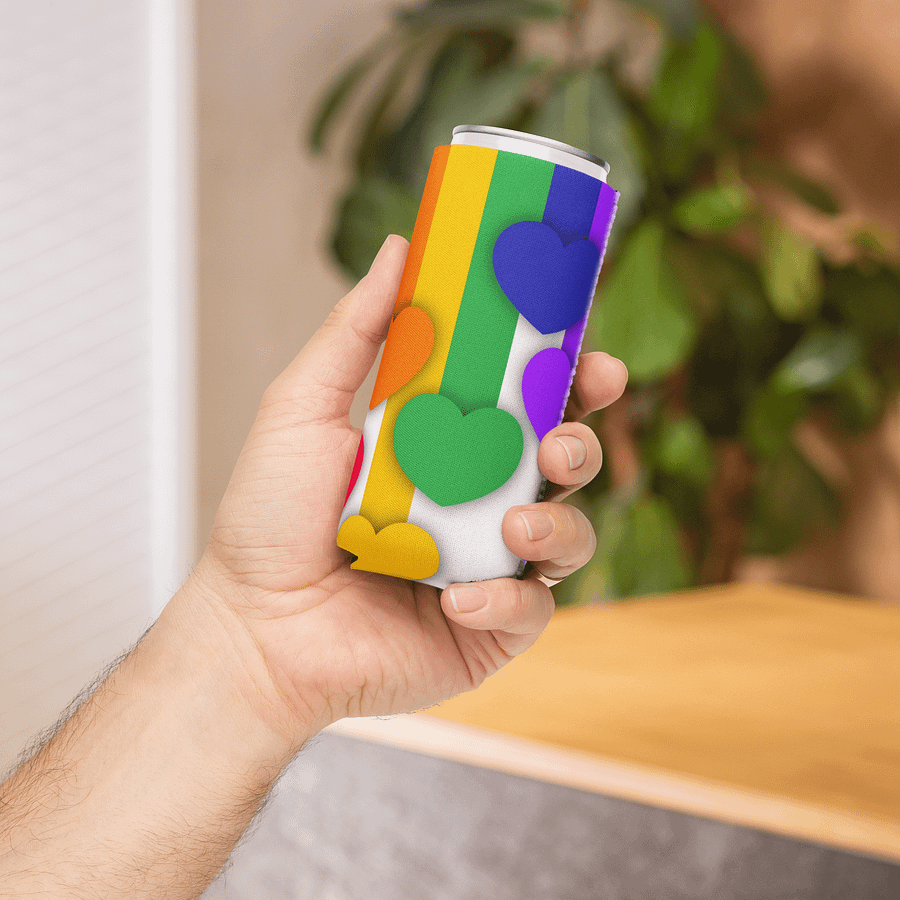 Heart Drip Pride drinks cooler product image (4)