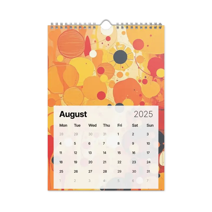 ART ABSTRACT WALL CALENDAR 2025 product image (2)