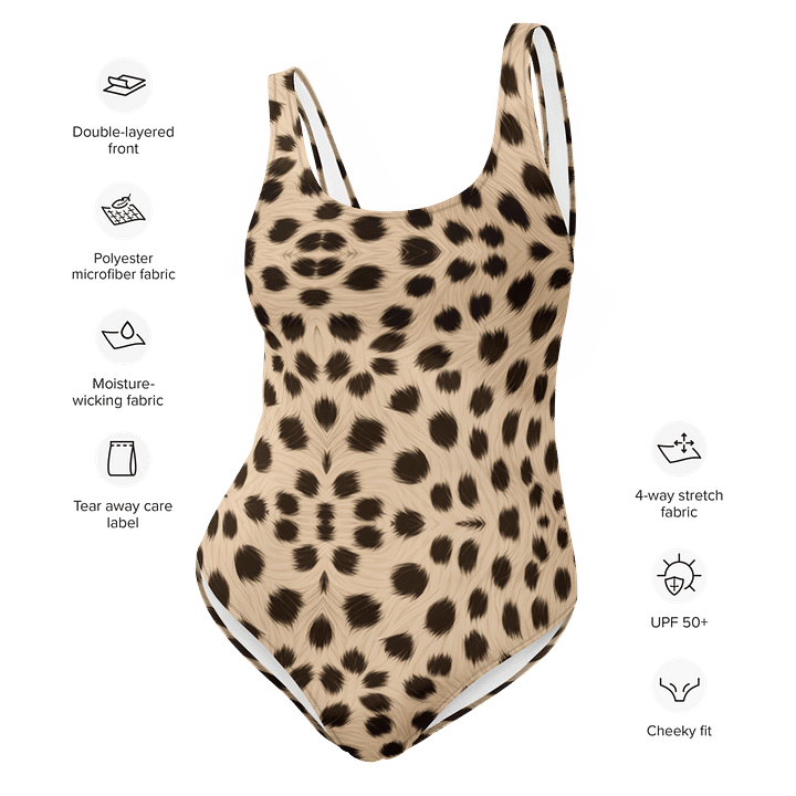 Turn Heads in Our Bold Tawny All-Over Print Swimsuit product image (2)
