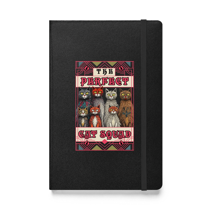 The Perfect Cat Squad Hardcover Notebook product image (1)