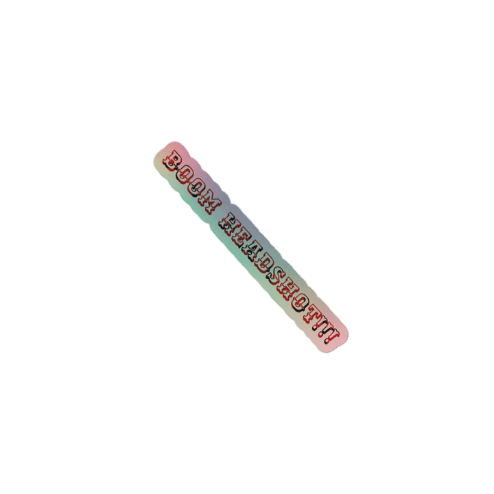 BOOM HEADSHOT STICKER product image (1)
