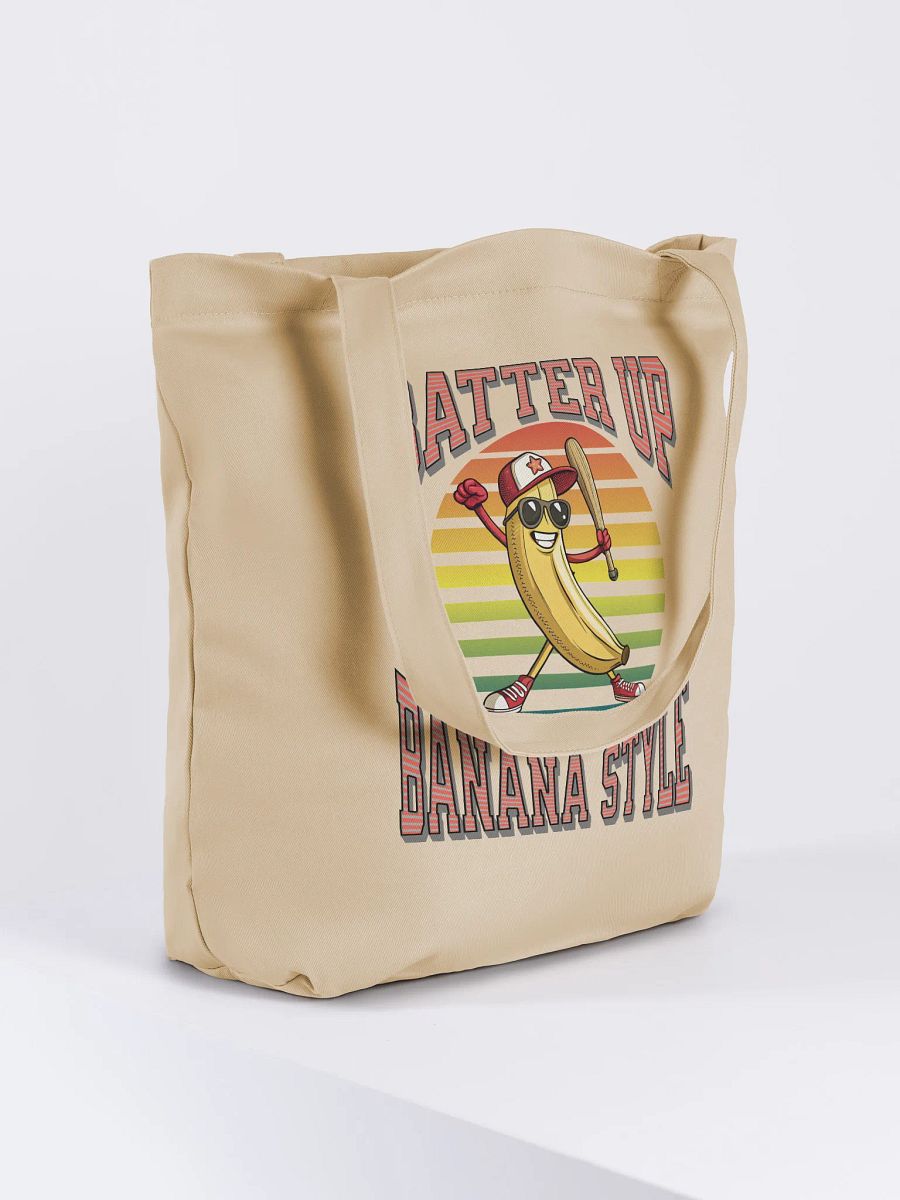 Batter Up Banana Style Baseball Eco-Friendly Tote Bag product image (1)