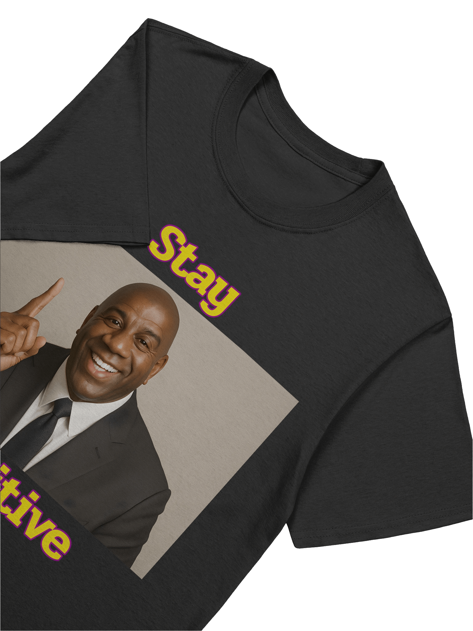 Stay Positive – Motivational Basketball Parody T-Shirt product image (37)